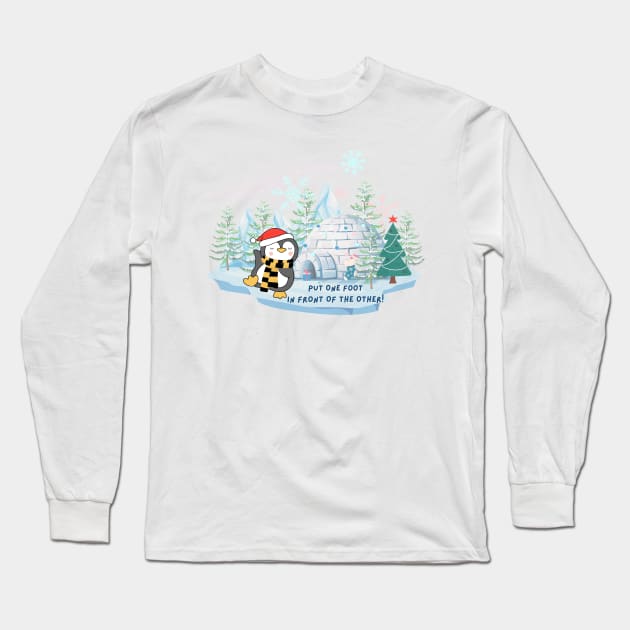 Put One Foot in Front of the Other Long Sleeve T-Shirt by StuffWeMade